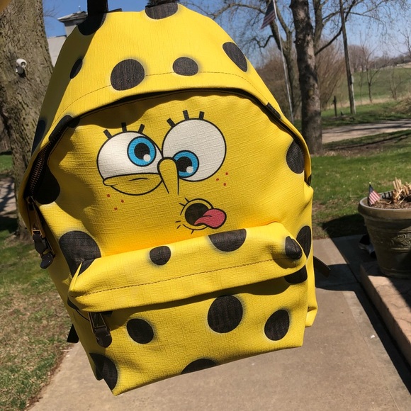 Moschino Spongebob Backpack Rare Jeremy Scott - Picture 6 of 16